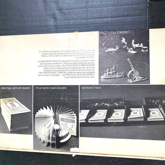 MONOPOLY VT 1961 ANNIVERSARY EDITION REAL ESTATE TRADING GAME PARKER BROTHERS - Picture 8 of 13